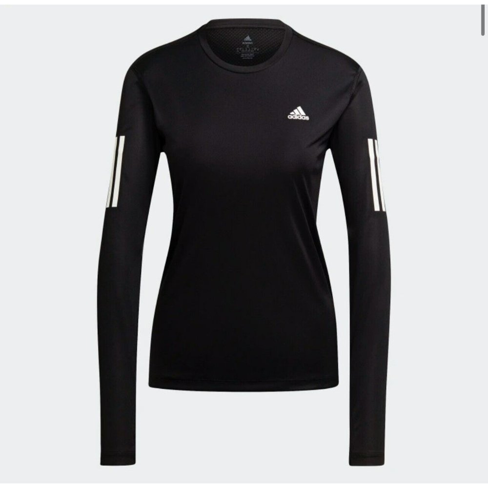 adidas Running Tee Womens AeroReady Own the Run Long Sleeve Size X-Small